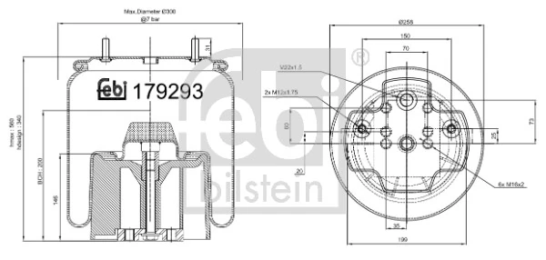 Bellow, air suspension